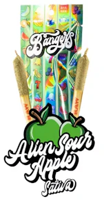 Alien Sour Apple 2pk 