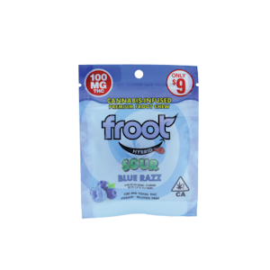 FROOT - Sour Blue Razz 100mg Single Gummy - Froot