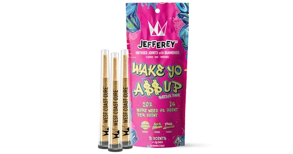 WEST COAST CURE - West Coast Cure - Wake Yo A$$ Up Jefferey Infused Pre-Rolls - 3ct