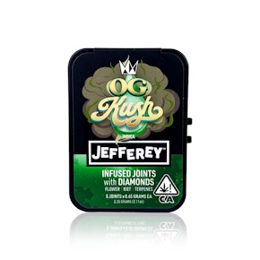 WEST COAST CURE - Infused Preroll - OG Kush - Jefferey - 5-Pack -  3.25G