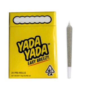 YADA YADA - Yada Yada Infused Preroll 5pk (3.75g) - Apricot Haze 23%