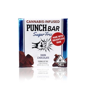 PUNCH EDIBLES AND EXTRACTS - PUNCH - Edible - Sugar-Free Dark Chocolate - Punch Bar - 100MG