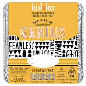  Kikoko Tea 4-pack Gift of Genius Creative-Tea 2:1 THC 40mg/THCV 20mg (THC 10mg/THCV 5mg ea) 