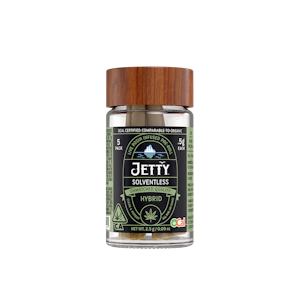 JETTY EXTRACTS - 5pk - Governmint Oasis x Donny Grove - Solventless - 2.5g (H) - Jetty