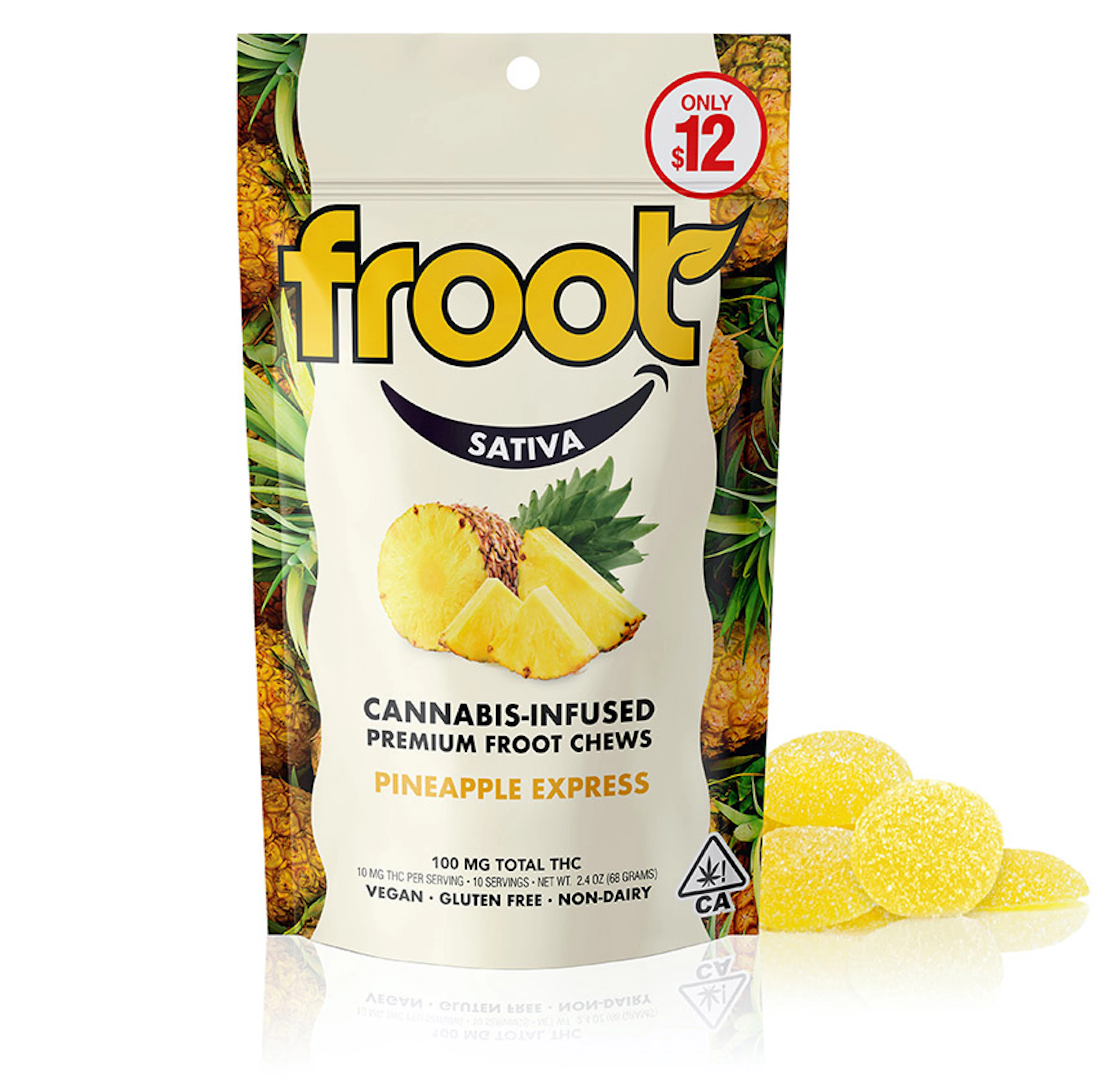 Froot Pineapple Express Gummies 100mg