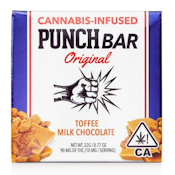Punch Bar Toffee Milk Chocolate 100mg