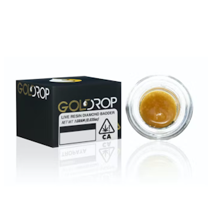 Gold Drop - 1g Orange Fruity Pebbles Live Resin Diamond Badder - Gold Drop