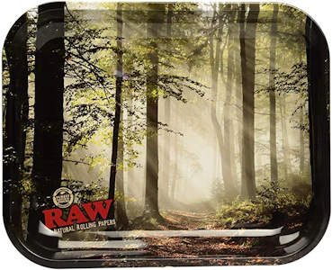 RAW - Raw Rolling Tray - Smokey Forest (Large)