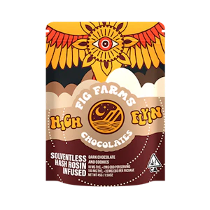 Fig Farms - HIGH FLYIN - DARK CHOCOLATE & COOKIES 100MG - FIG FARMS
