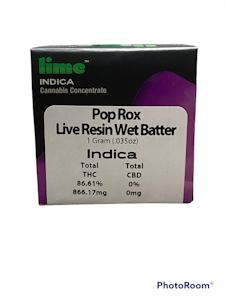 Lime - Pop Rox Live Resin Wet Batter
