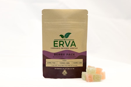 Erva - Erva - Sleep - 20mg THC 100mg  CBN 100mg CBD - BERRY PACK