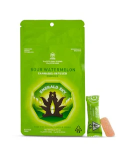 Emerald Sky - [Emerald Sky] THC:CBD Gummies - 100mg - 10:1 Sour Watermelon (H)
