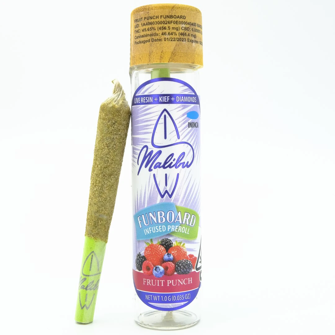 Malibu Gold - Malibu - Funboard Fruit Punch - 1g Infused Pre-Roll Main Image