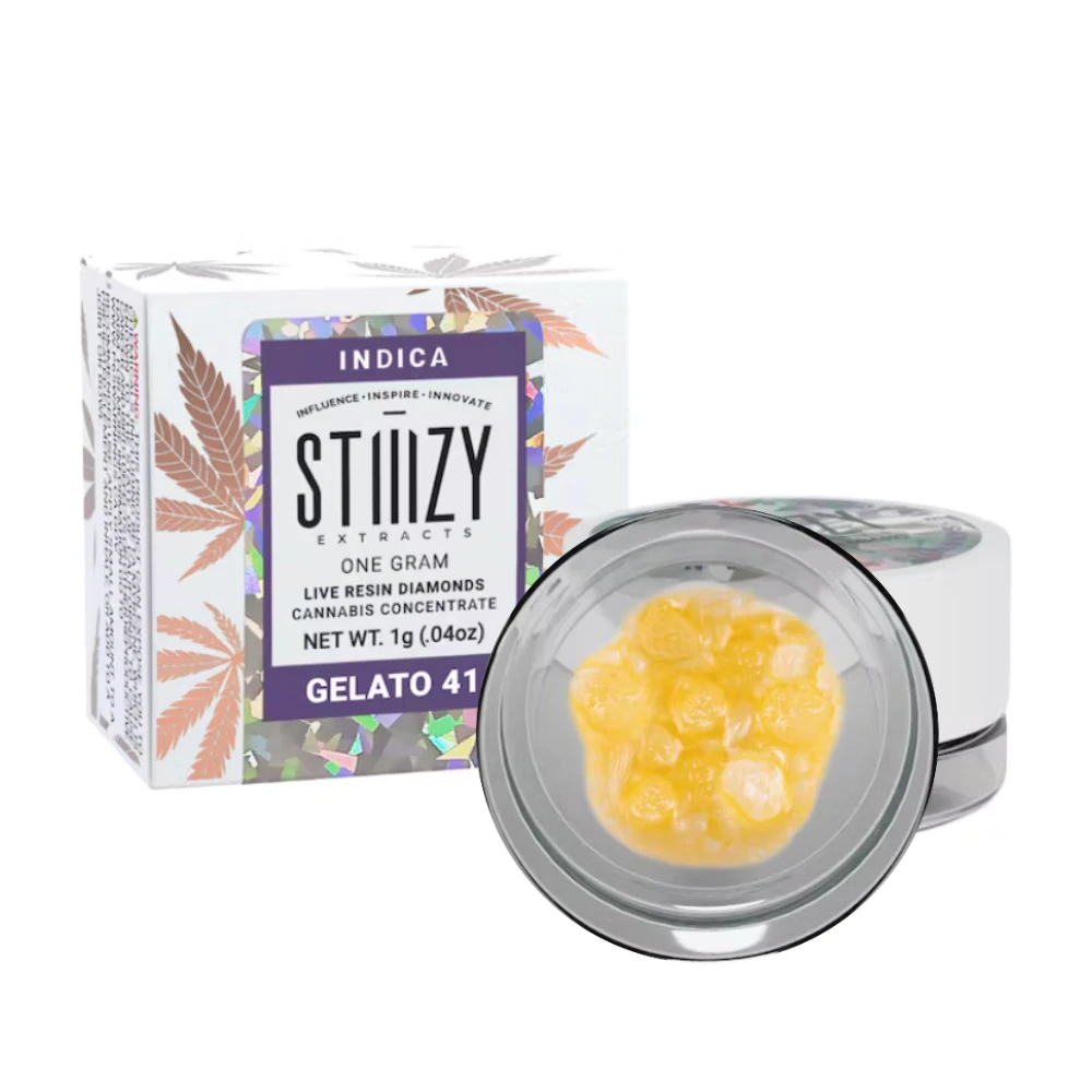 1g Gelato 41 Live Resin Diamonds - Stiiizy - Sacramento C