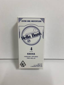 HELLA DANK - Lemon Kush x Sour Diesel 2g Pre-rolls 4pk - Hella Dank