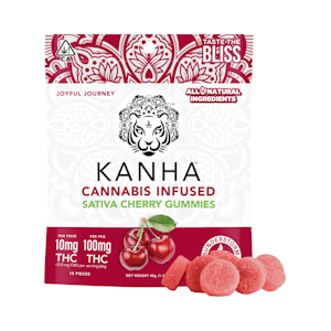 KANHA - Kanha - 100mg - 10ct Gummies - Cherry