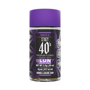 STIIIZY - Stiiizy - King Louis XIII 40's Mini Infused Blunts 5pk 2.5g
