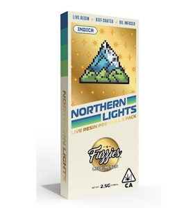 FUZZIES - Fuzzies Northern Lights LR Infused Pre-Roll 5pk ( 2.5g ) Indica