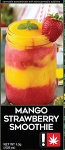 NO BRAND - Freshy Mango Strawberry Smoothie 1g Live Resin Cartridge - Hybrid