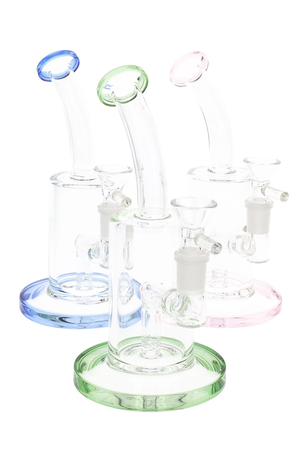 Canntinas Cannabis - [SPS Wholesale] Water Pipe - Stemless GoG Straight Shooter Inline Stem 7.5" Main Image