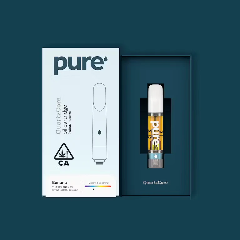 PURE ONE - [Pure One] Quartz Core Cartridge - 1g - Banana OG (I) Main Image