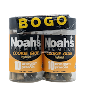 Noah's Premium Bogo Cookie Glue 2 Pk Of 10 (H) Preroll Packs 20g