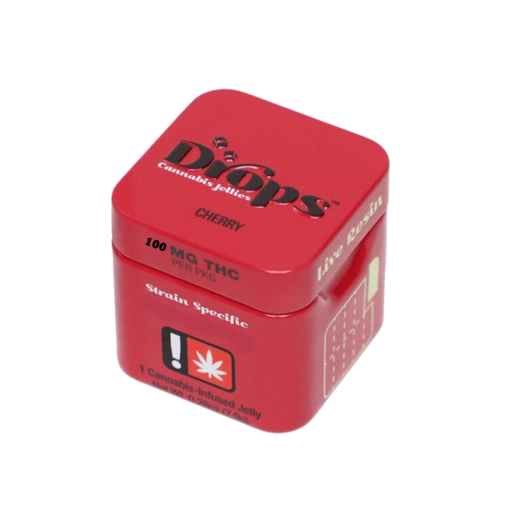 100mg THC Cherry Gummies (GMO x Legend OG) (10mg 10 pac...