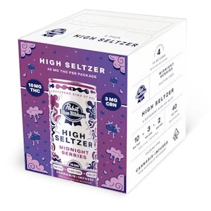 Pabst Labs - [Pabst Labs] THC:CBN:CBD Seltzer 4 Pack - 15mg - 10:3:2 Midnight Berries