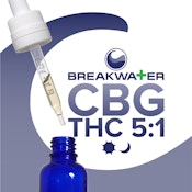 [MED] Breakwater | CBG:THC 5:1 | MCT Tincture 350mg