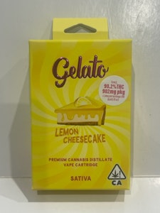Gelato - Lemon Cheesecake 1g Distillate Cart - Gelato