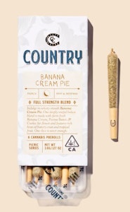 COUNTRY - Country Prerolls 6pk Banana Cream Pie