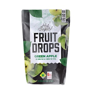 Hot Sugar - Fruit Drops | Green Apple | Soft Chew Edibles | 10pk | DOH | 100mg THC