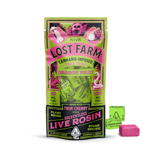 Kiva Confections - Kiva Confections | Lost Farm Dragonfruit x Trop Cherry - Live Rosin Chews