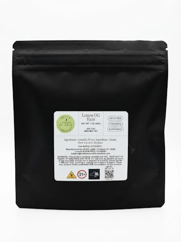 Hudson Cannabis - Lemon OG Haze -Sativa- 25% THC | 28g (Flower) | Hudson Cannabis  -UU3