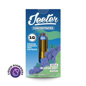 Jeeter - Blueberry Kush (I) | 1g Liquid Diamond Cart | Jeeter