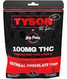 Big Pete's x Tyson - 100mg Extra Strength - Indica Oatmeal Chocolate Chip