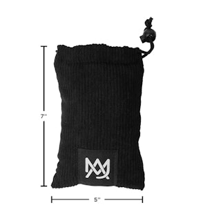 MJ ARSENAL - ONYX BLACK - SMALL - PADDED DRAWSTRING POUCH - MJ ARSENAL