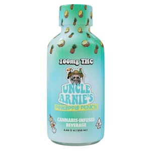 Uncle Arnie's - Uncle Arnie's - 8oz Beverage 100mg THC (Pineapple Punch)
