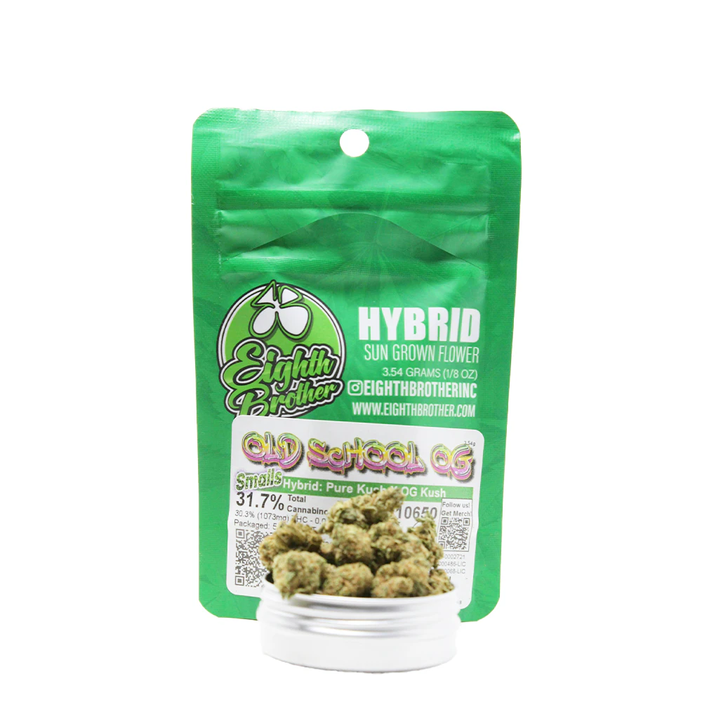 Eighth Brother - Eighth Brother - 3.54g Flower Smalls (Old School OG-Hybrid) Main Image