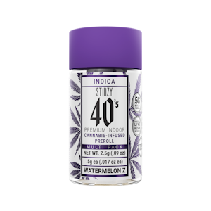 STIIIZY - STIIIZY | 40'S Multi pack | Infused Pre-Roll | Watermelon Z | 2.5g