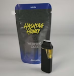 Wedding Cake - Indica-  All In One (Vaporizer) - 1.0g | Hashtag Honey   -gg6