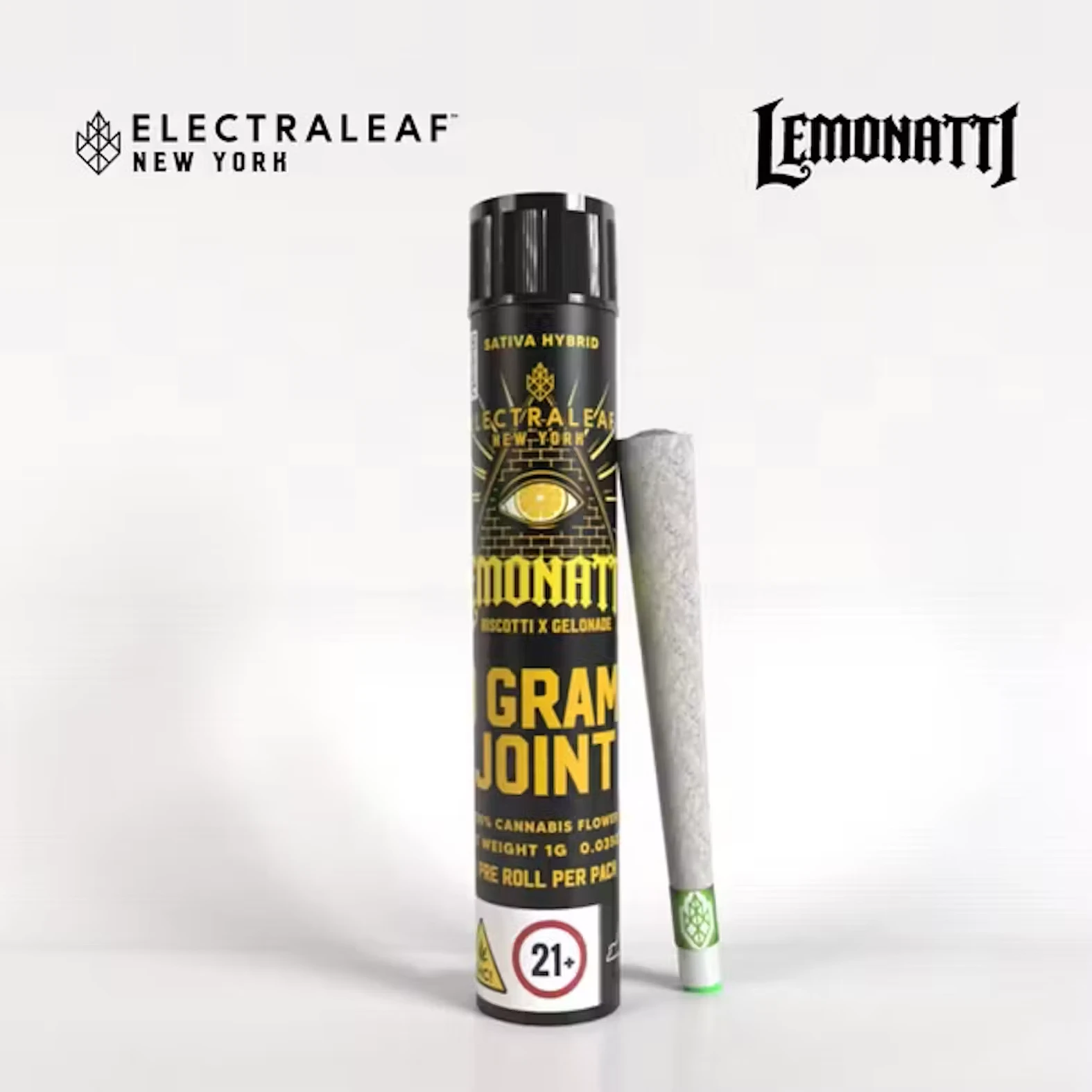 ElectraLeaf - Electraleaf | Lemonatti | Preroll | 1g Main Image