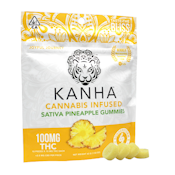 Kanha 100mg Pineapple Gummies