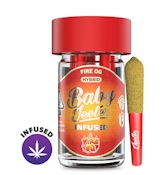 JEETER: Fire OG Liquid Diamonds Infused Baby Jeeter .5g Pre-Rolls 5pk (H)