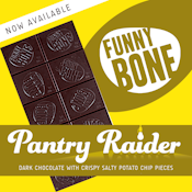 FUNNY BONE PANTRY RAIDER CHOCOLATE BAR 300MG