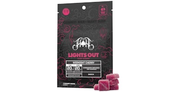 Heavy Hitters - Midnight Cherry 1:1 THC:CBN Gummies - 200mg