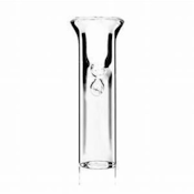 1.5" Flat Mouth Clear Glass Tip