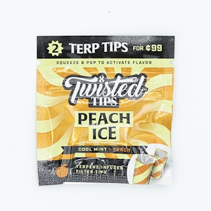 TWISTED TIPS - TERP TIPS - PEACH ICE 2pk