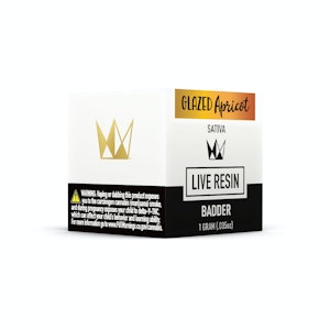 WEST COAST CURE - LIVE RESIN BADDER - GLAZED APRICOT 1G - WEST COAST CURE