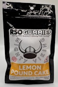 Lemon Pound Cake - 100mg RSO Gummies - Mighty Viking